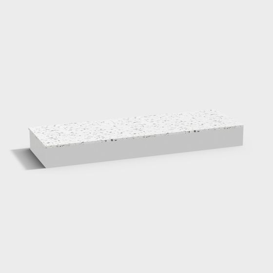 Minimalist Concrete Surface 3D model