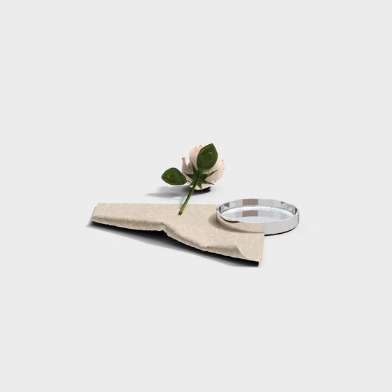 Elegant Tea Set 3D model