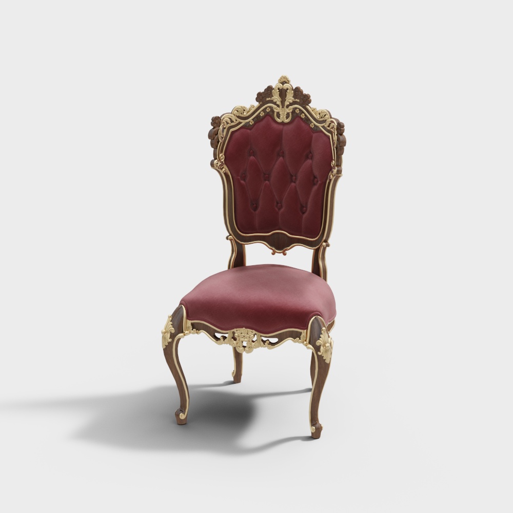 Royal Throne Chair 3D model