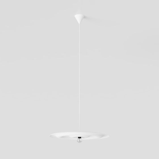 Stylish Pendant Light 3D model for Interiors