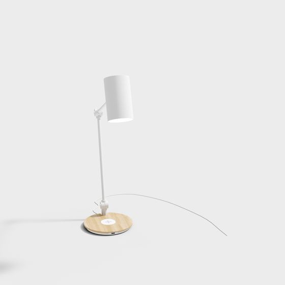 Elegant Minimalist Table Lamp 3D model for Contemporary Spaces
