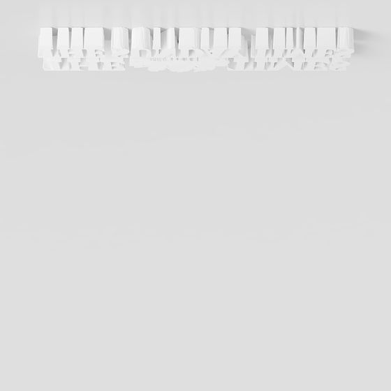 Modern Art Light 3D model for Creative Spaces