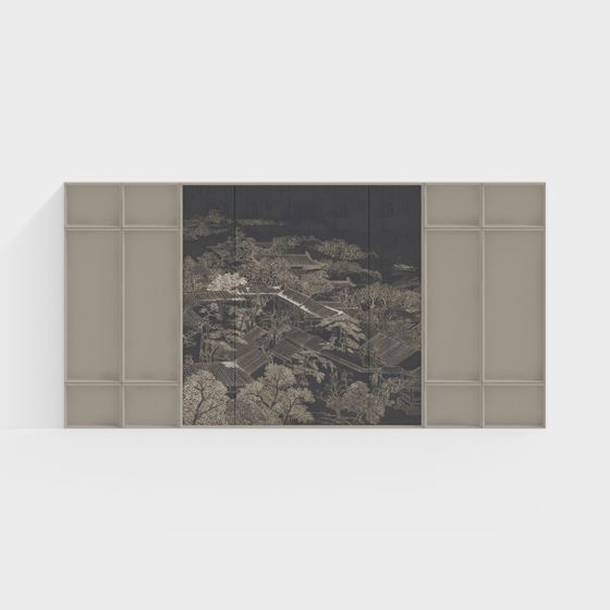 Traditional Eastern Courtyard 3D model for Creative Projects