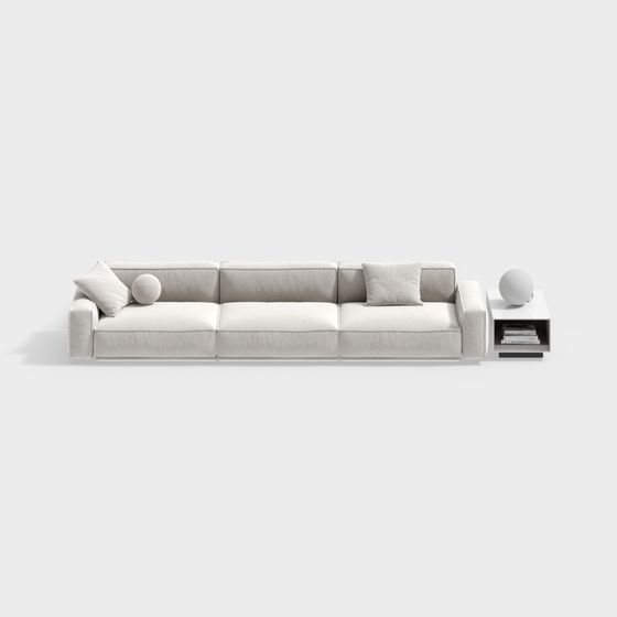 Urban Comfort Minimalist Sofa 3D model