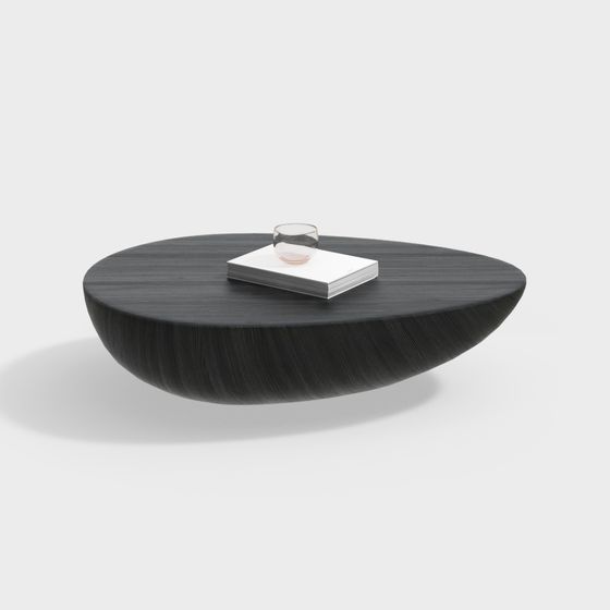Floating Round Table 3D model for Modern Aesthetics