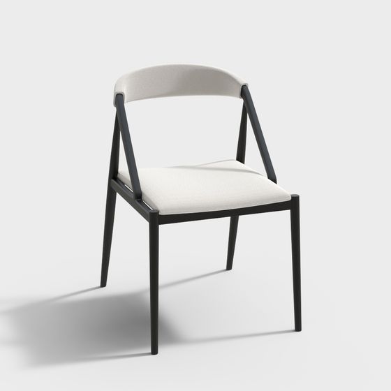 Urban Elegance Low Poly Chair 3D model for Modern Spaces