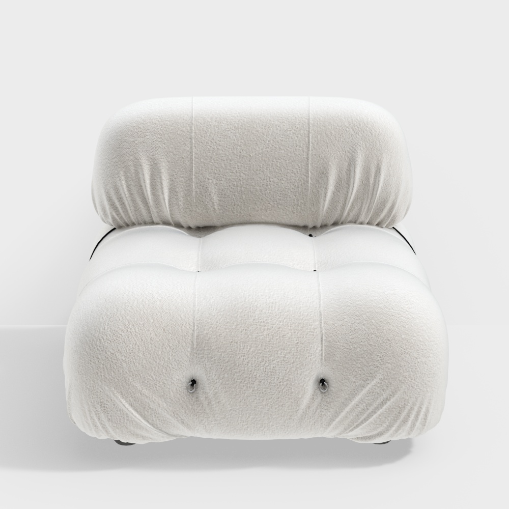 Sofa đơn kiểu kem