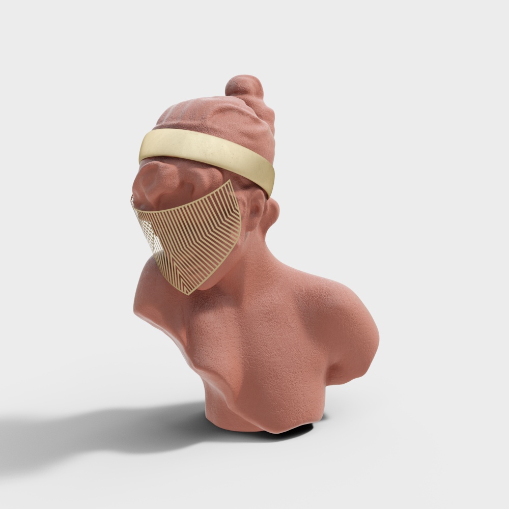 Urban Mask 3D model for Creative Design