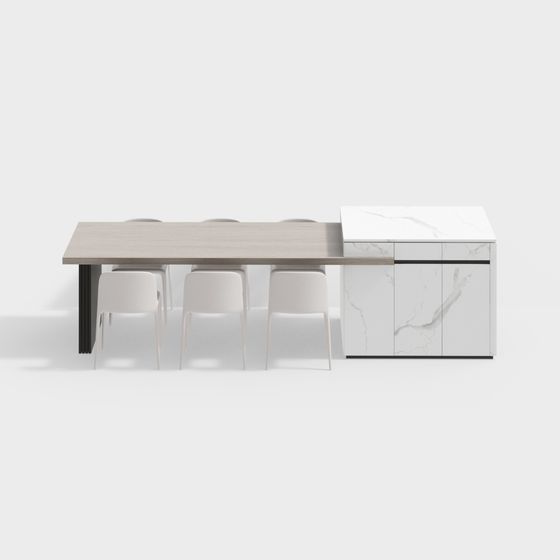 Urban Meeting Table 3D model