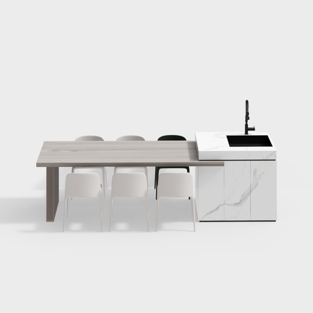 Urban Living Room 3D model