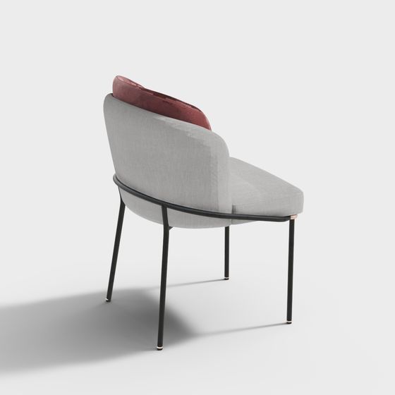 Elegant 3D Model Chair for Modern Interiors