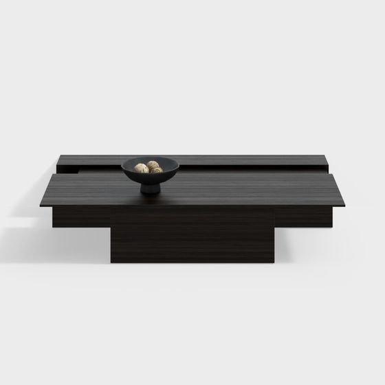 Stylish Floating Coffee Table 3D model for Contemporary Spaces