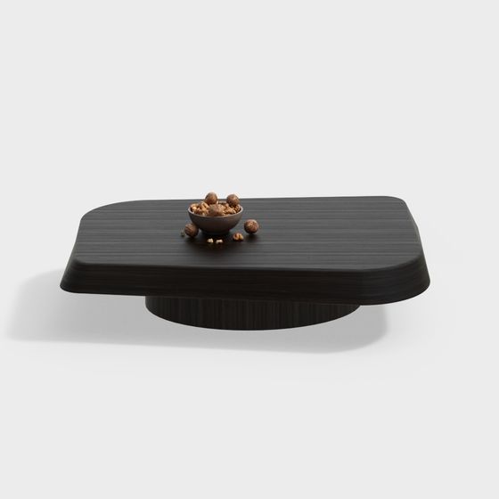 Floating Wooden Tray 3D model