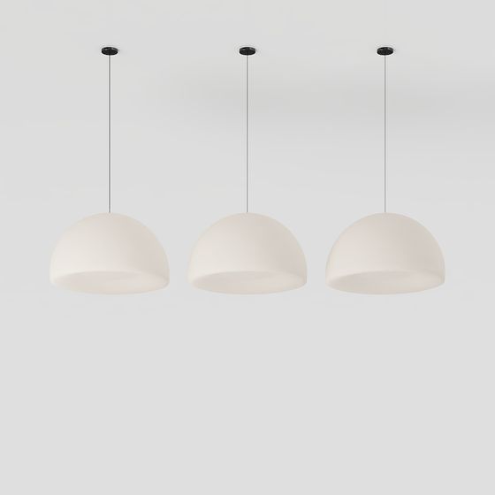 Minimalist Pendant Light Series 3D model
