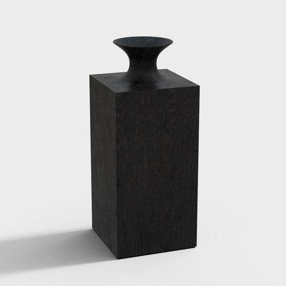 Elegant Cube Vase 3D Model for Creative Projects