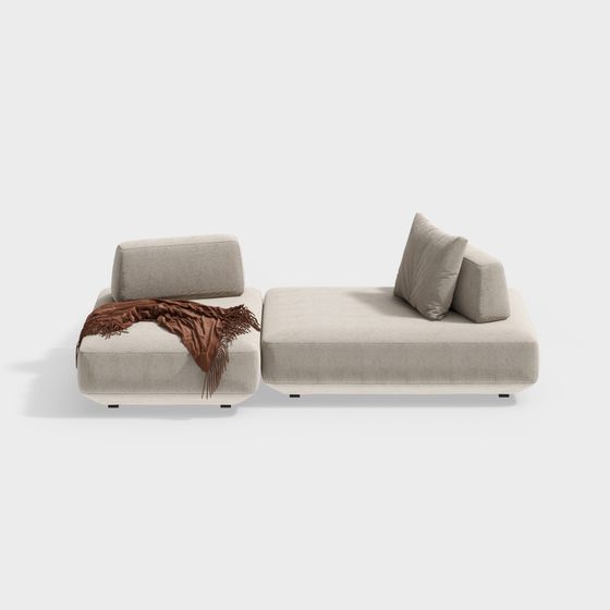 Sofa nhiều người phong cách Wabi-sabi