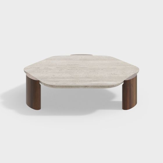 Stylish Urban Coffee Table 3D model for Modern Spaces