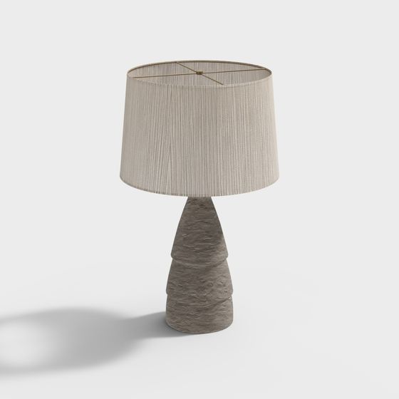 Stylish Low-Polygon Table Lamp 3D model