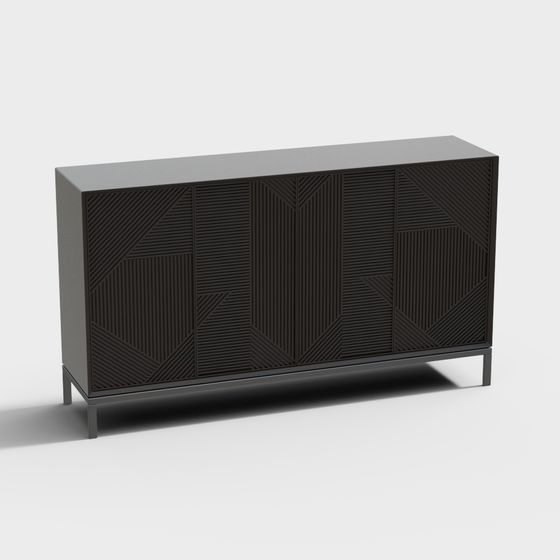 City Window Cabinet 3D model