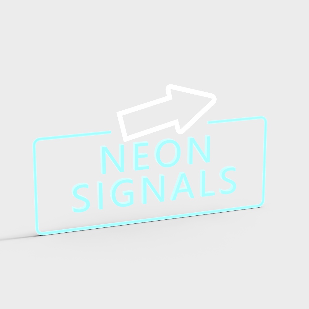 Neon Signals 3D model
