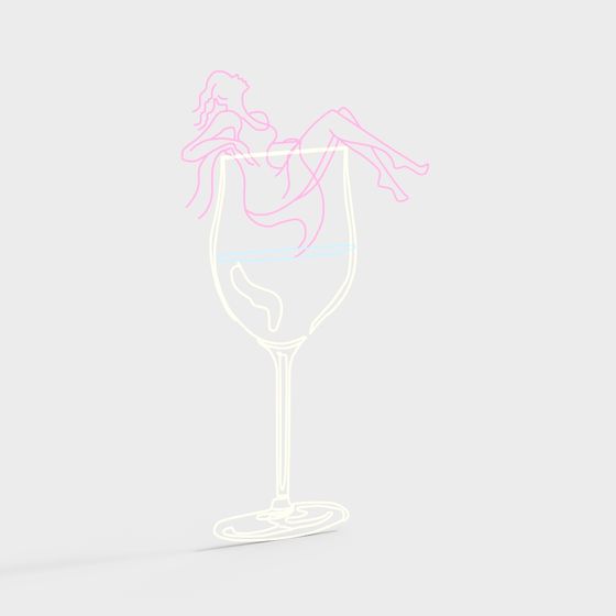 Glamour in a Glass 3D model
