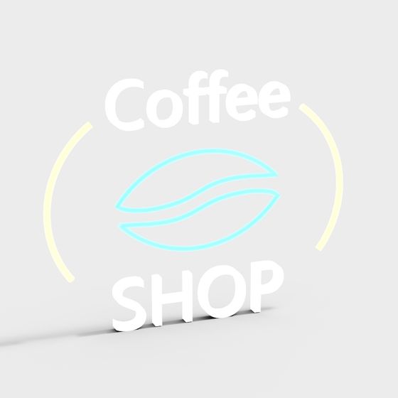 Charming Coffee Shop 3D model