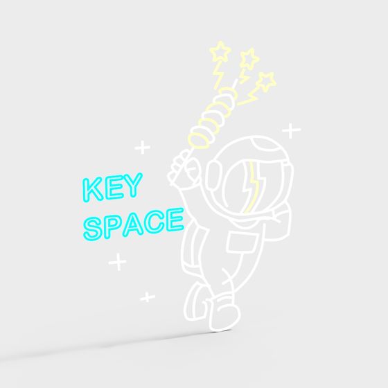 Futuristic Astronaut 3D Model for Creative Projects