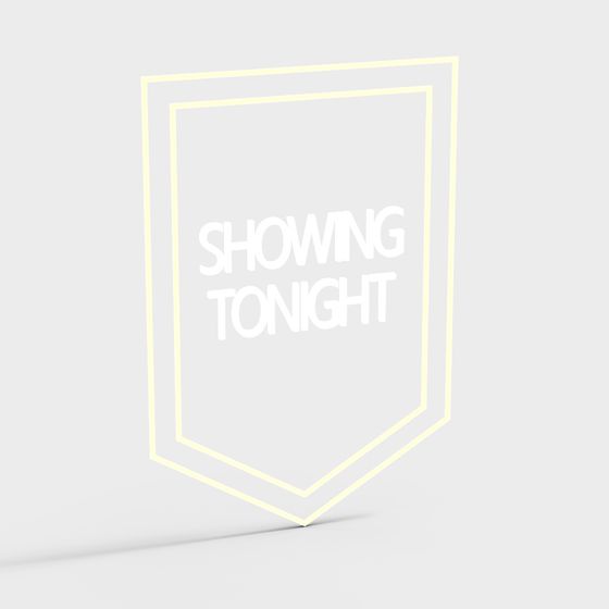 Showing Tonight 3D model for Modern Projects