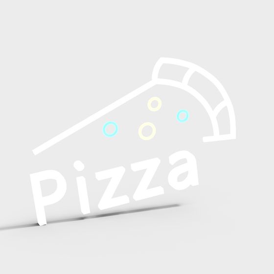 Pizza Slice 3D model for Creative Use