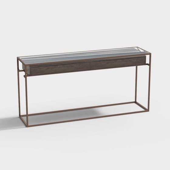 Urban Style Console Table 3D model