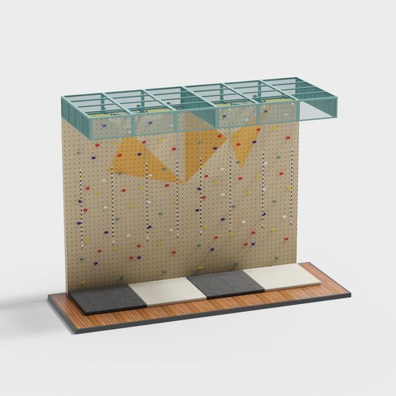 Urban Climbing Wall 3D model