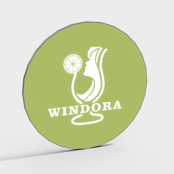 WINDORA Low Polygon 3D Model