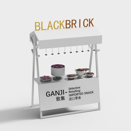 Blackbrick Snack Stand 3D Model