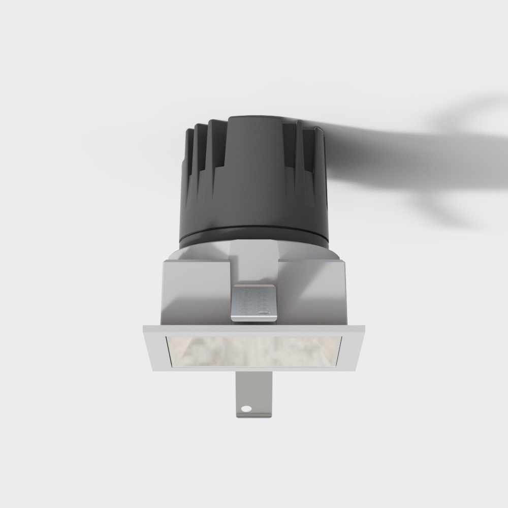 Open hole square edged downlight*5W*3000K*15°