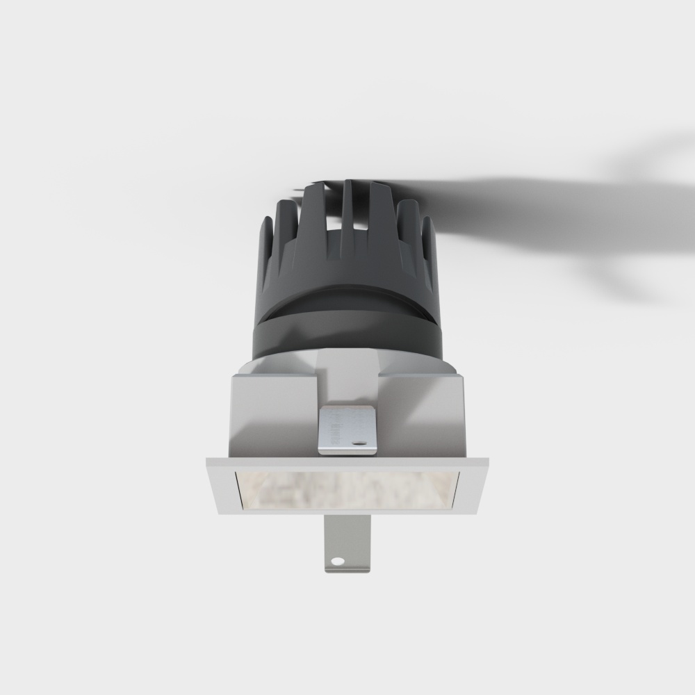 Open hole square edged adjustable spotlight*7W*4000K*15°