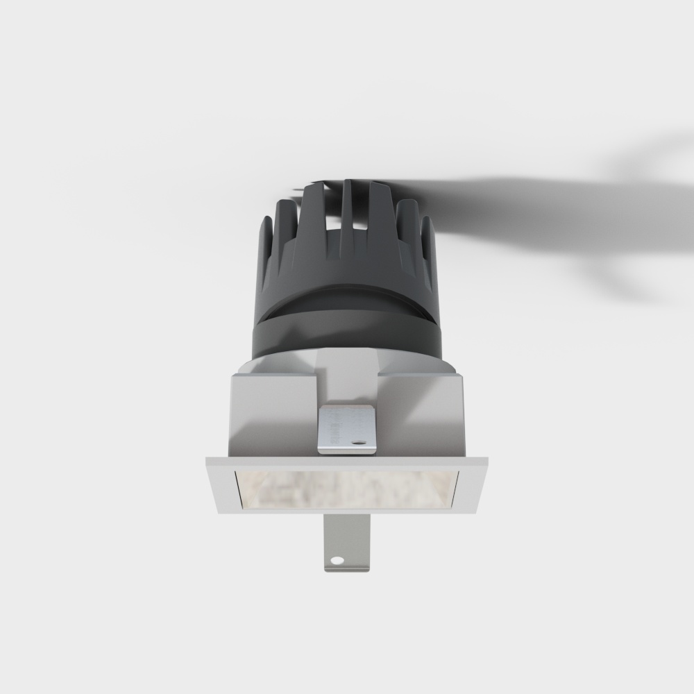 Open hole square edged adjustable spotlight*3W*3500K*24°