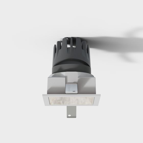 Low-Polygon Modern Light Fixture 3D model