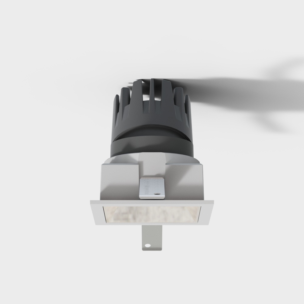 Open hole square edged adjustable spotlight*7W*3000K*36°