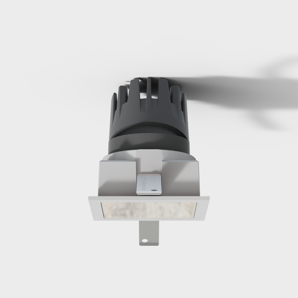 Open hole square edged adjustable spotlight*7W*3500K*24°