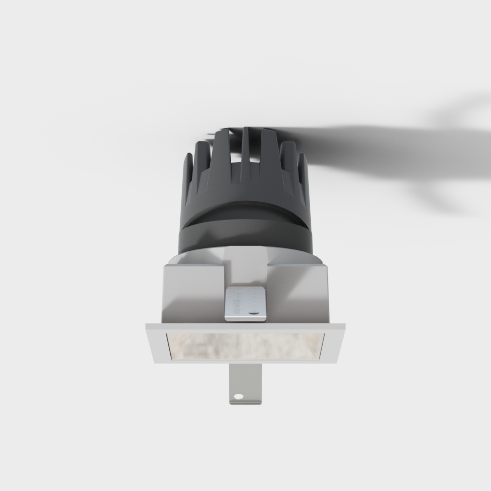 Open hole square edged adjustable spotlight*7W*3500K*50°