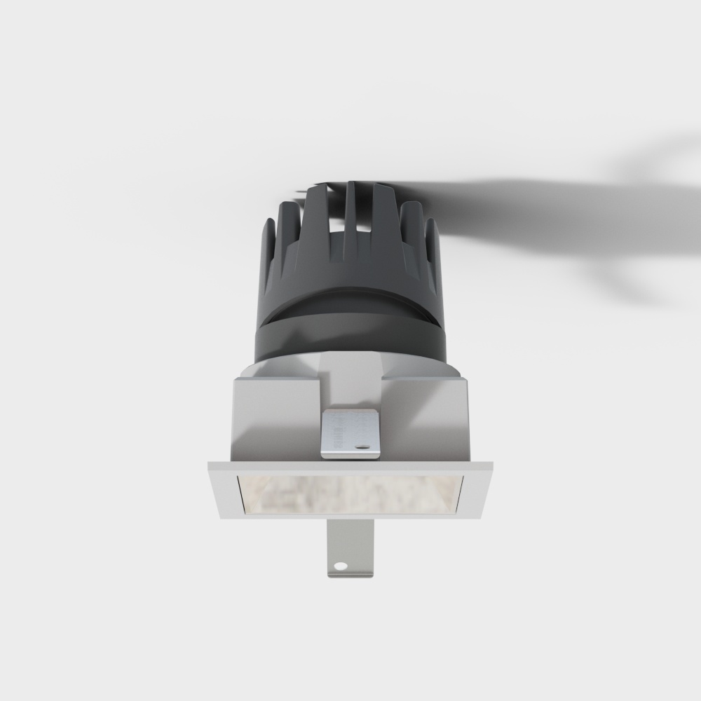 Open hole square edged adjustable spotlight*3W*4000K*15°