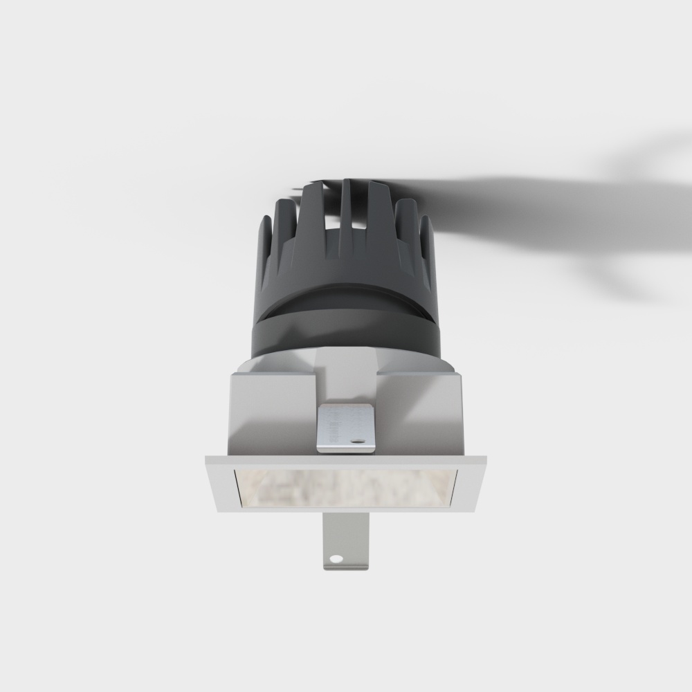 Open hole square edged adjustable spotlight*7W*4000K*50°