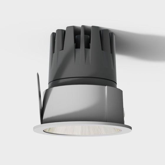 Sleek LED Spotlight 3D model for Modern Designs