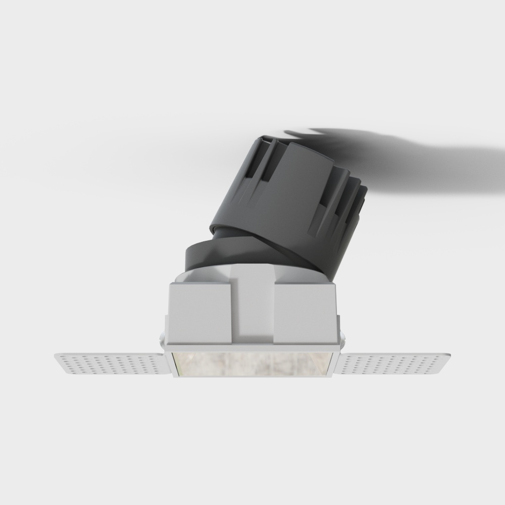Open hole square edgeless adjustable spotlight*7W*3000K*36°