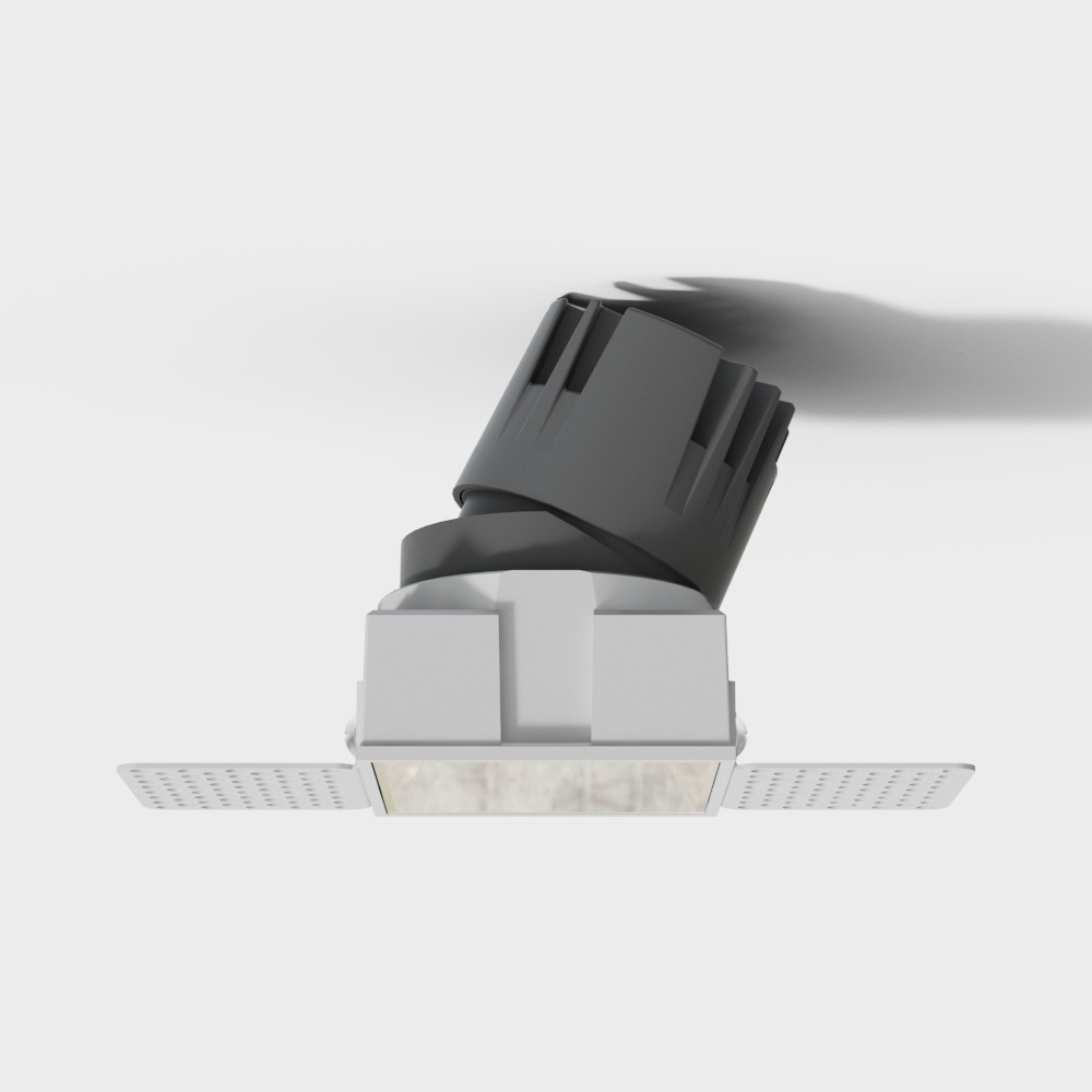 Open hole square edgeless adjustable spotlight*7W*2700K*15°