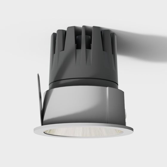 Stylish Embedded Light Fixture 3D model