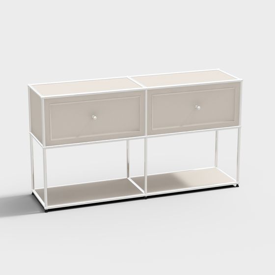 Urban Console 3D model - Modern Minimalist Design