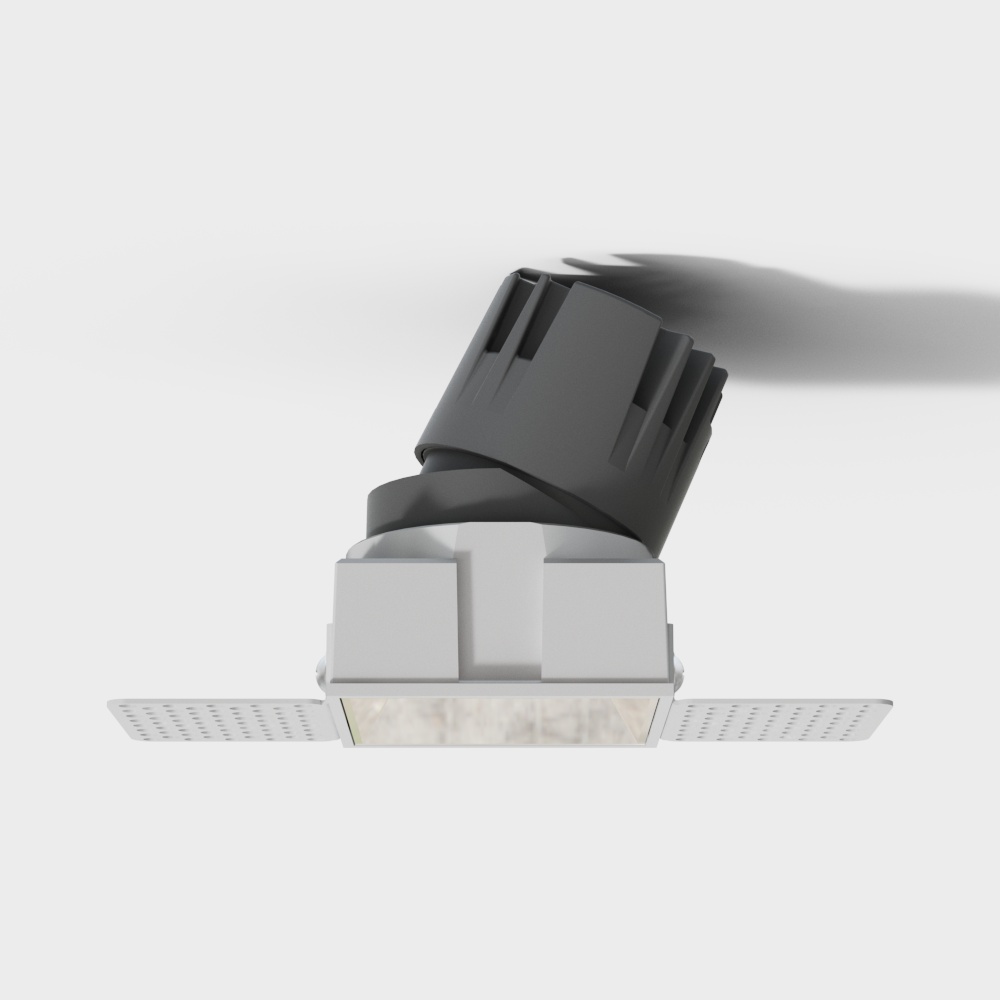 Open hole square edgeless adjustable spotlight*7W*4000K*50°