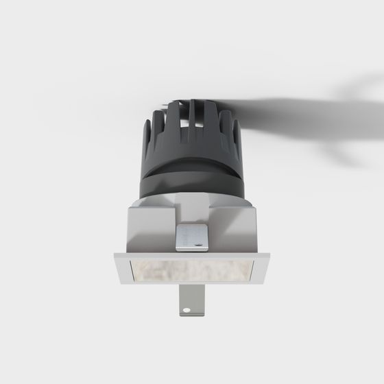 Low Polygon Futuristic Lamp 3D model