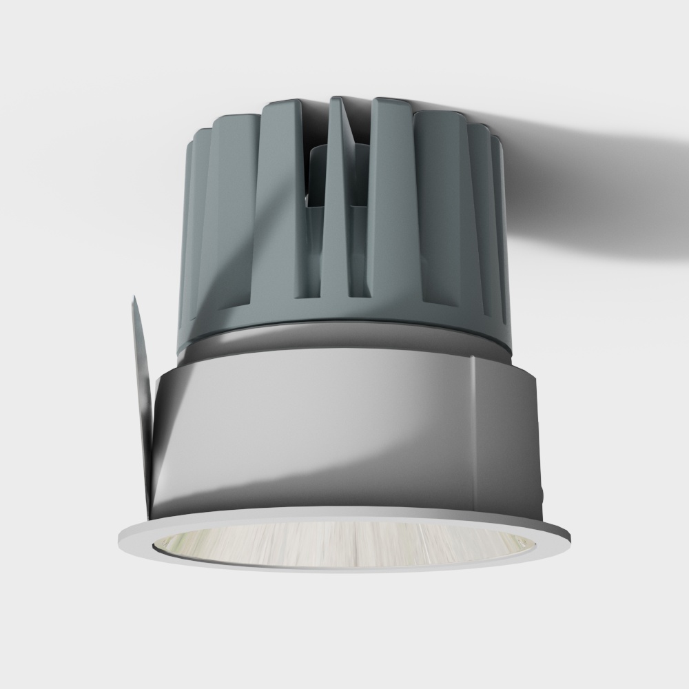 Open hole rim downlight*7W*3000K*15°